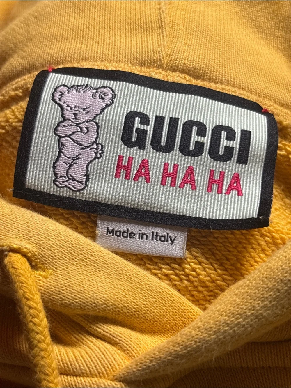 Gucci yellow turtleneck